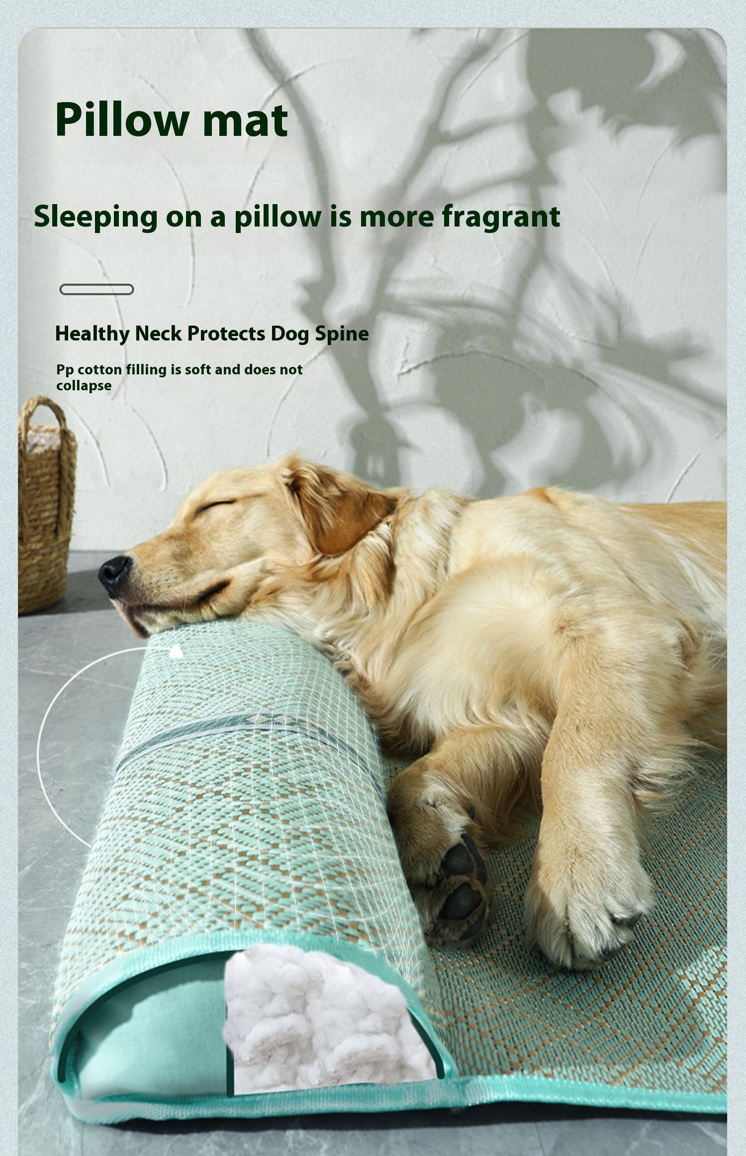 Dog Mat Kennel Summer Pet Mat Large Dog Golden Retriever Mattress Cold Pad Dog Mat Sleeping Summer CITADEL