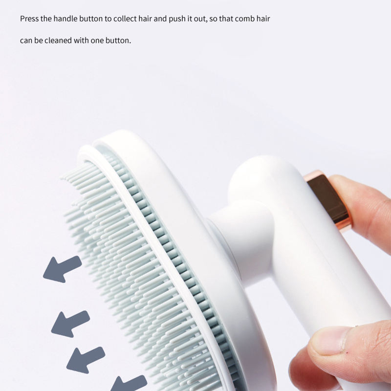 Pet Comb Cat Dog To Remove Floating Hair Pet Hair Brush Hair Removal Artifact Pet Grooming Brush Supplies Self Cleaning Comb Pet Products CITADEL