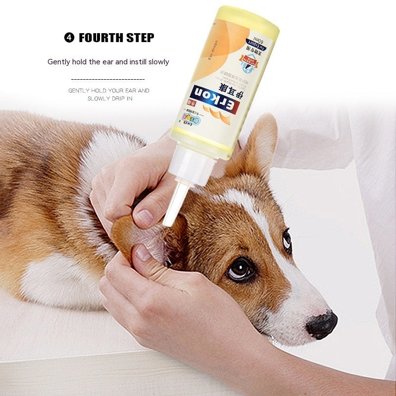 Pet Dog Cat Ear Drops Oil Deodorizing CITADEL