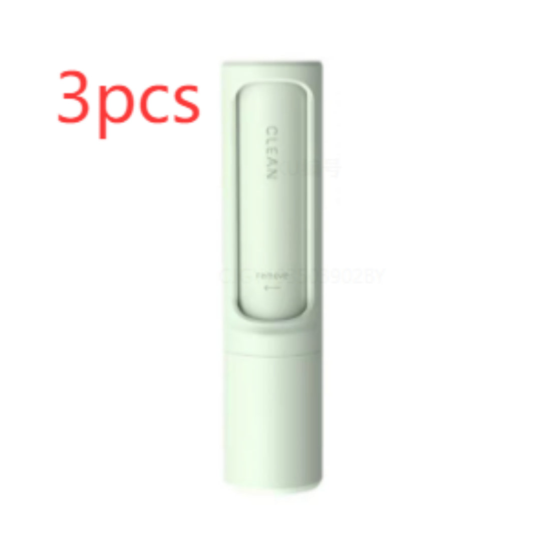 2-1 Reusable Pet Hair Remover Brush Lint Roller Portable Effective Self Cleaning Tool for Cat Dog Fur Hair Dust Removal Brush CITADEL