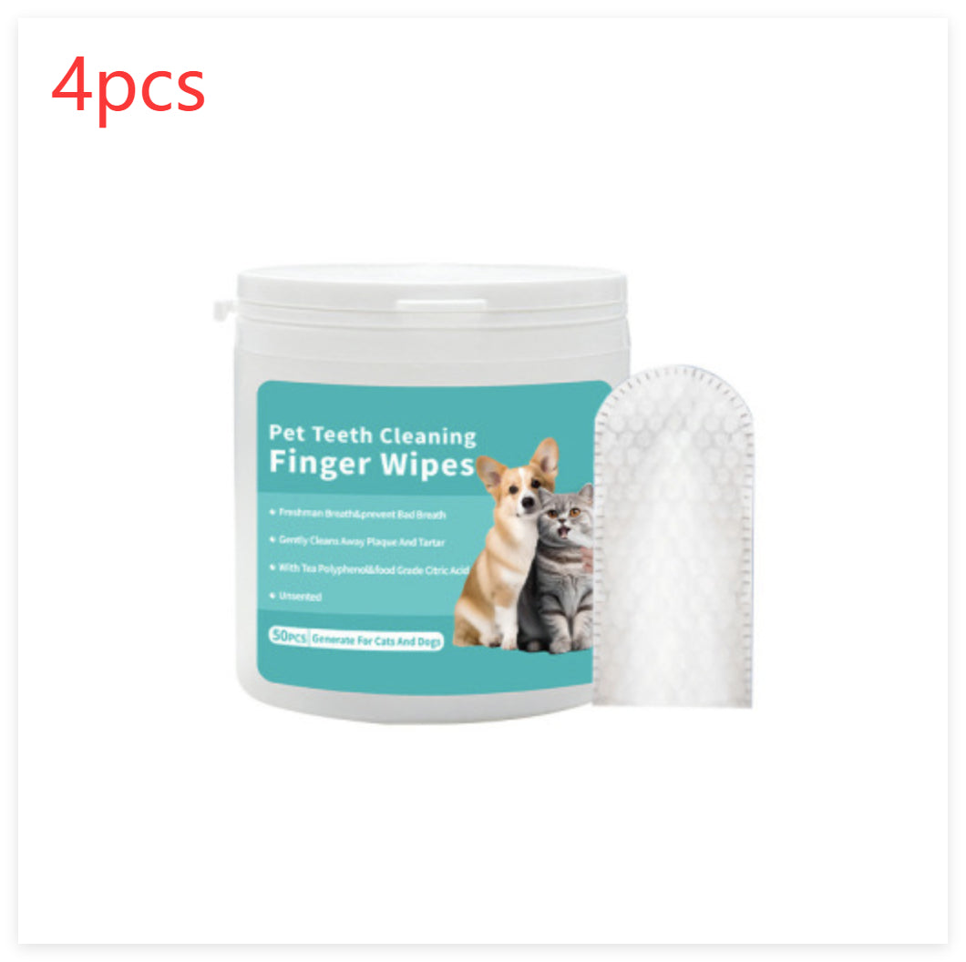 Disposable Pet Cleaning Products Teeth Cleaning Wipes Ear Care Fingertips Ear Mite Removal Cat And Dog Ear Cleaning Pet Products CITADEL