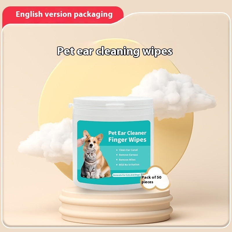 Disposable Pet Cleaning Products Teeth Cleaning Wipes Ear Care Fingertips Ear Mite Removal Cat And Dog Ear Cleaning Pet Products CITADEL
