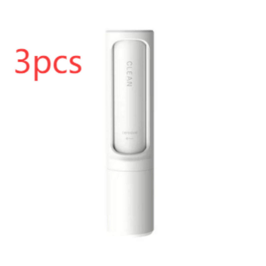 2-1 Reusable Pet Hair Remover Brush Lint Roller Portable Effective Self Cleaning Tool for Cat Dog Fur Hair Dust Removal Brush CITADEL