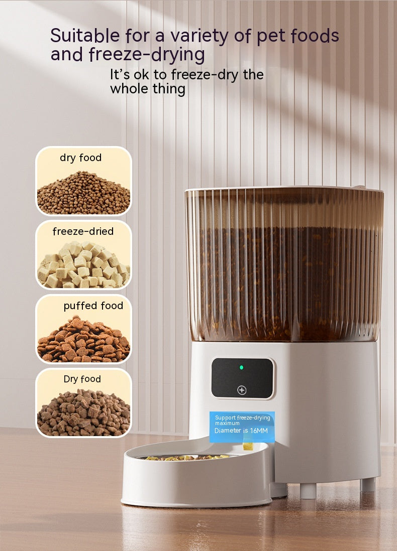 Automatic Pet Feeder Cat Intelligent Remote Control Cat Food Dog Food Timing Quantitative Video Monitoring Pet Feeding Machine CITADEL