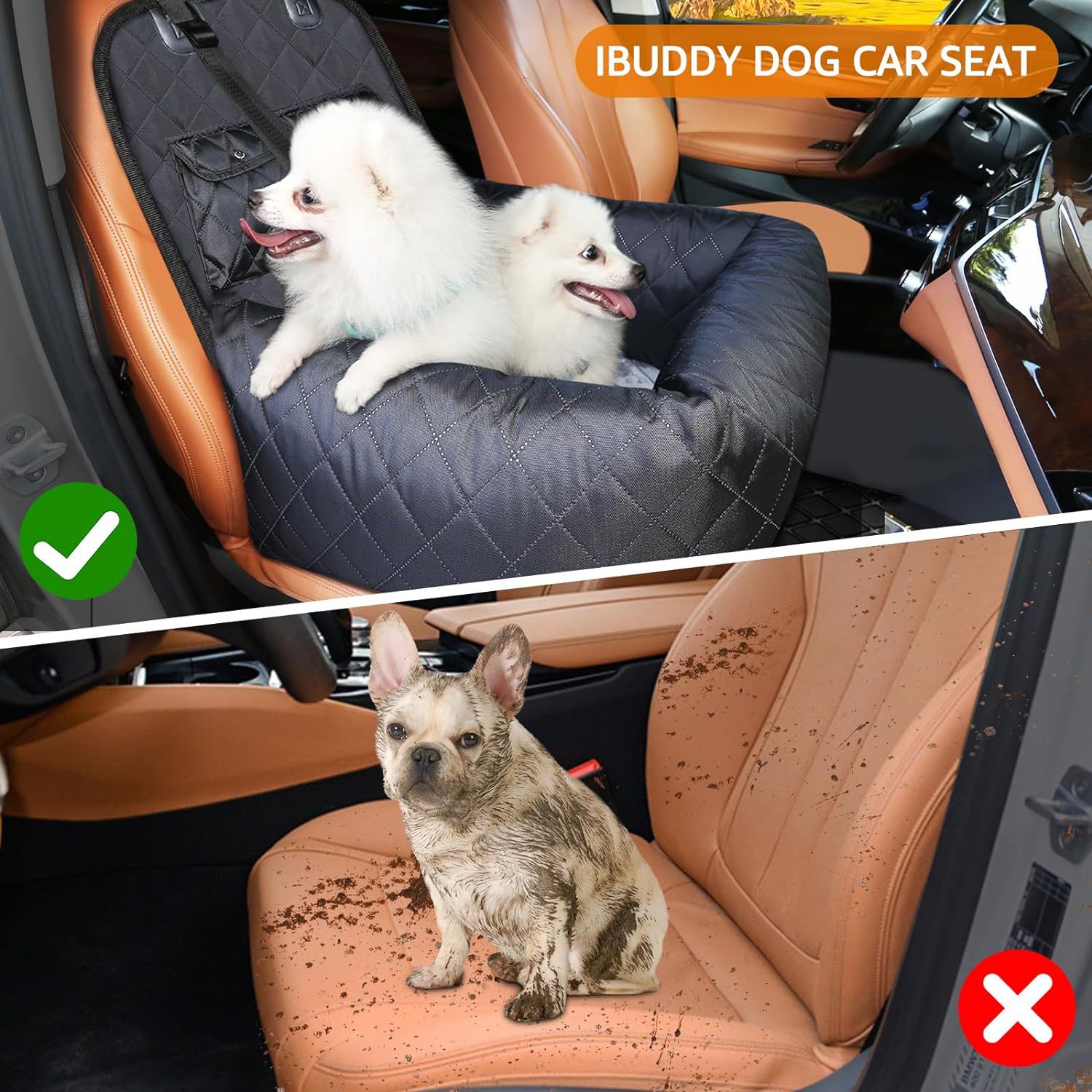 Car Waterproof Back Seat Pet Cover Protector Mat Safe Travel Accessories For Cat Dog Pet Carrier Car Front Rear Seat Mat Cushion CITADEL