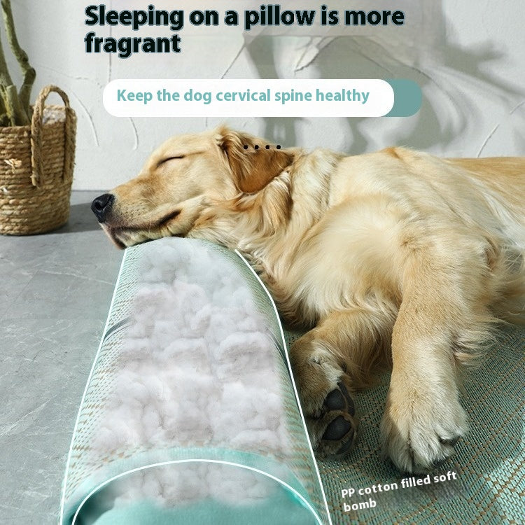 Dog Mat Kennel Summer Pet Mat Large Dog Golden Retriever Mattress Cold Pad Dog Mat Sleeping Summer CITADEL