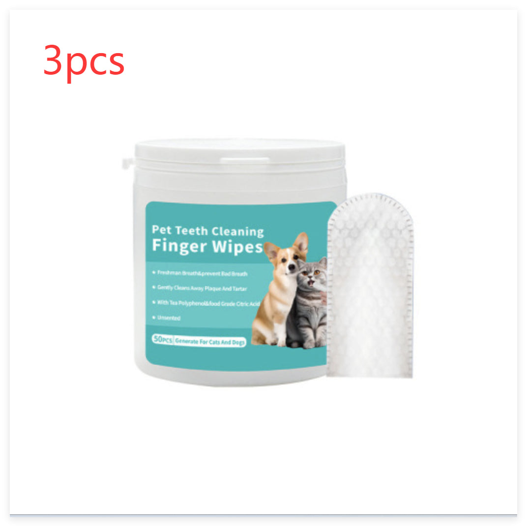 Disposable Pet Cleaning Products Teeth Cleaning Wipes Ear Care Fingertips Ear Mite Removal Cat And Dog Ear Cleaning Pet Products CITADEL