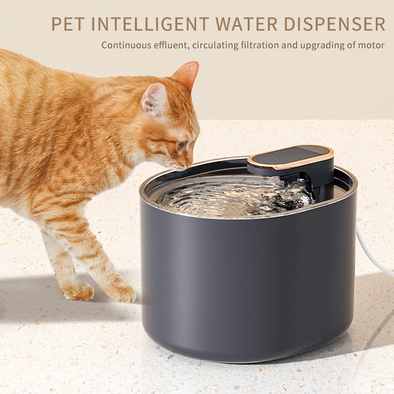 Automatic Pet Cat Water Fountain Mute Water Feeder Bowl USB Charge Auto Electric Feeder Pet Drinking Dispenser For Cat Dog Pet Products CITADEL