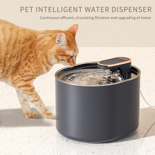 Automatic Pet Cat Water Fountain Mute Water Feeder Bowl USB Charge Auto Electric Feeder Pet Drinking Dispenser For Cat Dog Pet Products CITADEL