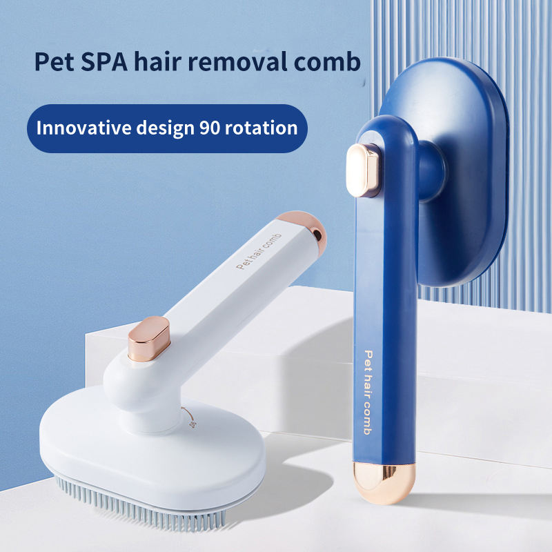 Pet Comb Cat Dog To Remove Floating Hair Pet Hair Brush Hair Removal Artifact Pet Grooming Brush Supplies Self Cleaning Comb Pet Products CITADEL