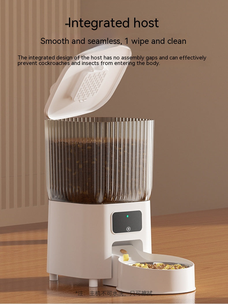 Automatic Pet Feeder Cat Intelligent Remote Control Cat Food Dog Food Timing Quantitative Video Monitoring Pet Feeding Machine CITADEL