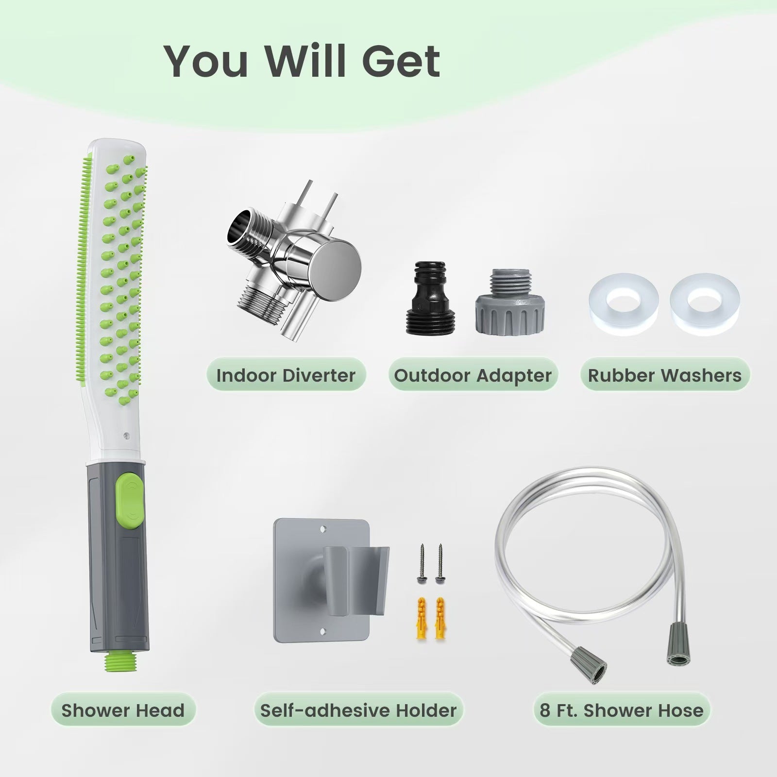 Pet Bathing Brush Showerhead Bath And Shower Brush CITADEL