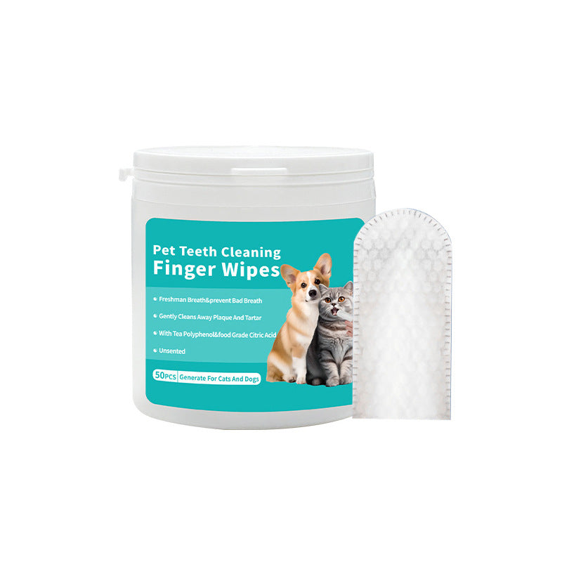 Disposable Pet Cleaning Products Teeth Cleaning Wipes Ear Care Fingertips Ear Mite Removal Cat And Dog Ear Cleaning Pet Products CITADEL