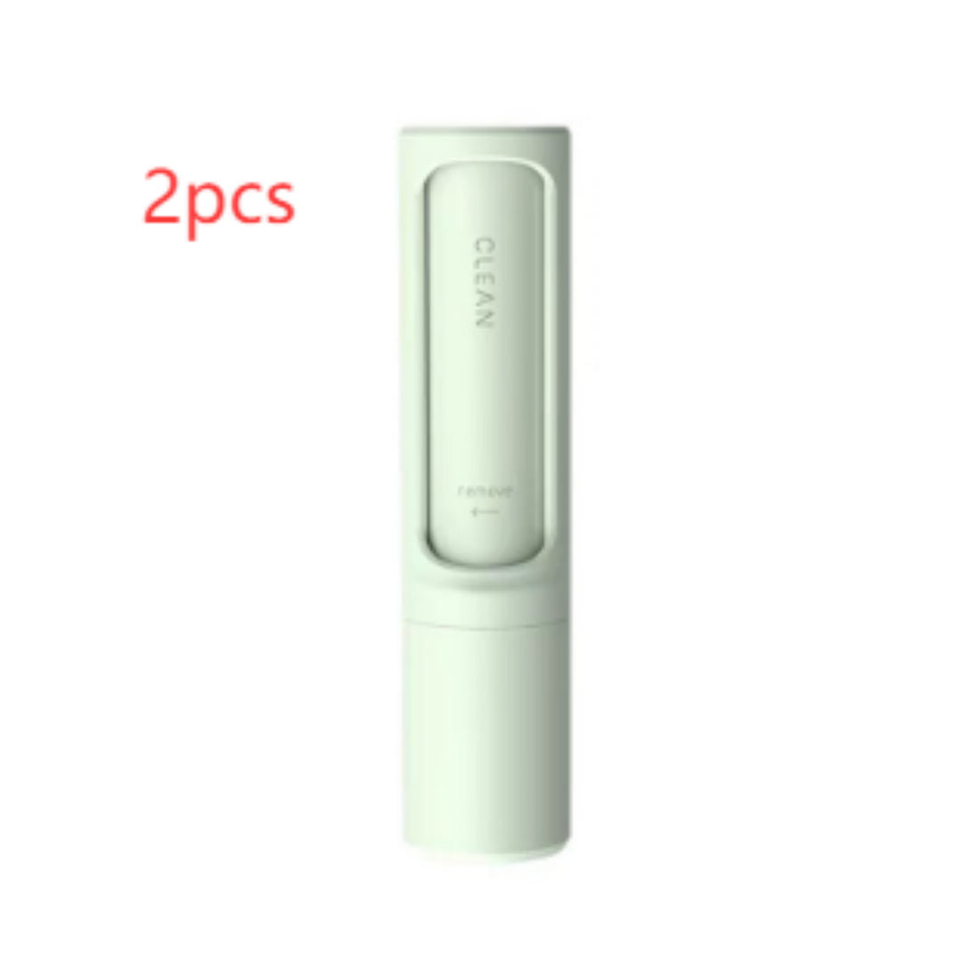 2-1 Reusable Pet Hair Remover Brush Lint Roller Portable Effective Self Cleaning Tool for Cat Dog Fur Hair Dust Removal Brush CITADEL