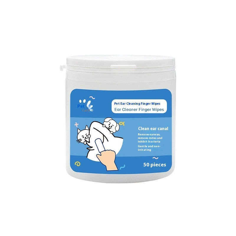 Disposable Pet Cleaning Products Teeth Cleaning Wipes Ear Care Fingertips Ear Mite Removal Cat And Dog Ear Cleaning Pet Products CITADEL
