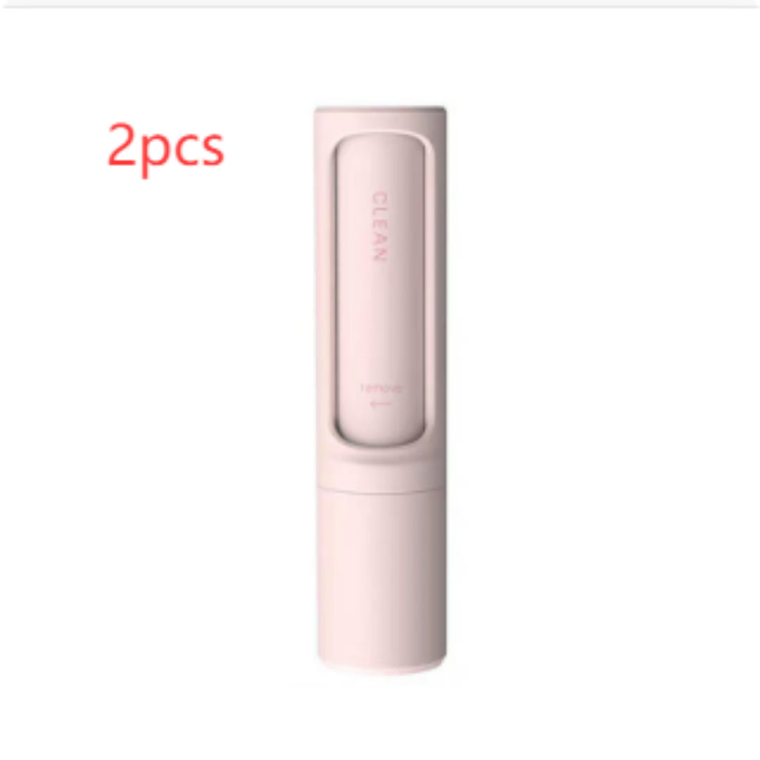 2-1 Reusable Pet Hair Remover Brush Lint Roller Portable Effective Self Cleaning Tool for Cat Dog Fur Hair Dust Removal Brush CITADEL
