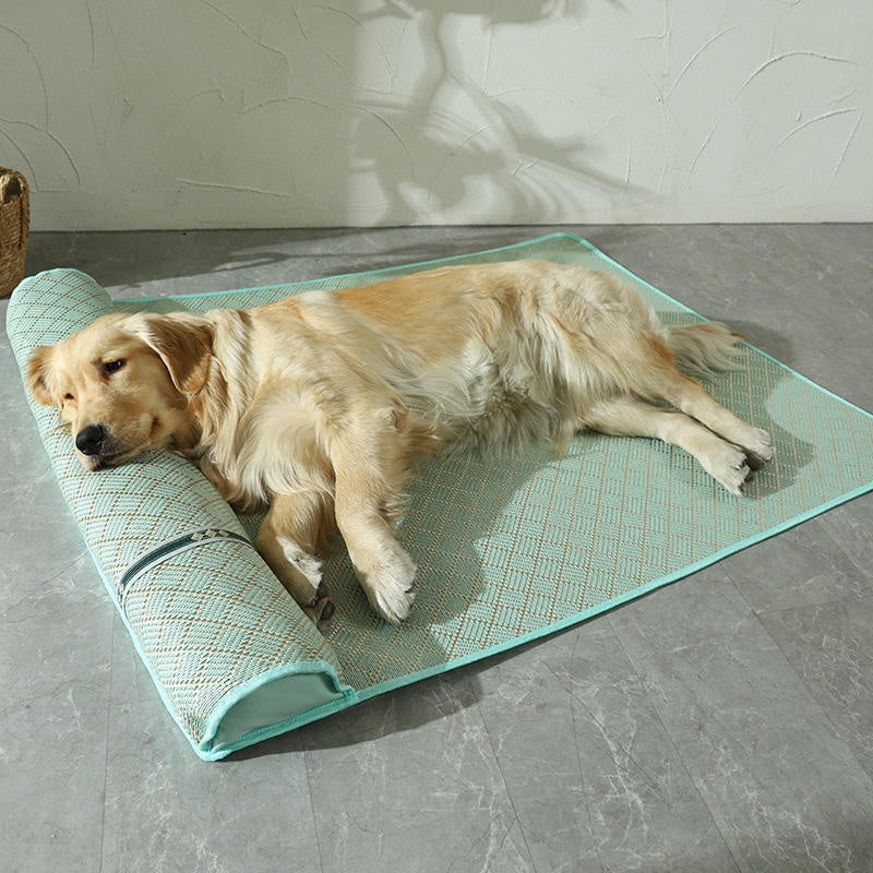 Dog Mat Kennel Summer Pet Mat Large Dog Golden Retriever Mattress Cold Pad Dog Mat Sleeping Summer CITADEL