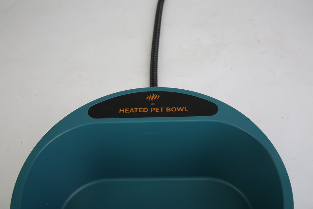 1Pc Heated Water Bowl For Dog Cat 74.4OZ Heating Water Dish IP67 Waterproof Thermal Water Bowl Heated Pet Bowl Dog Cat Water Feeder Bowl For Dog Cat Rabbit Pet CITADEL