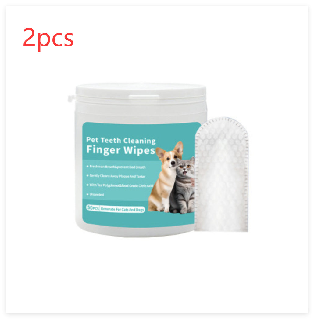 Disposable Pet Cleaning Products Teeth Cleaning Wipes Ear Care Fingertips Ear Mite Removal Cat And Dog Ear Cleaning Pet Products CITADEL